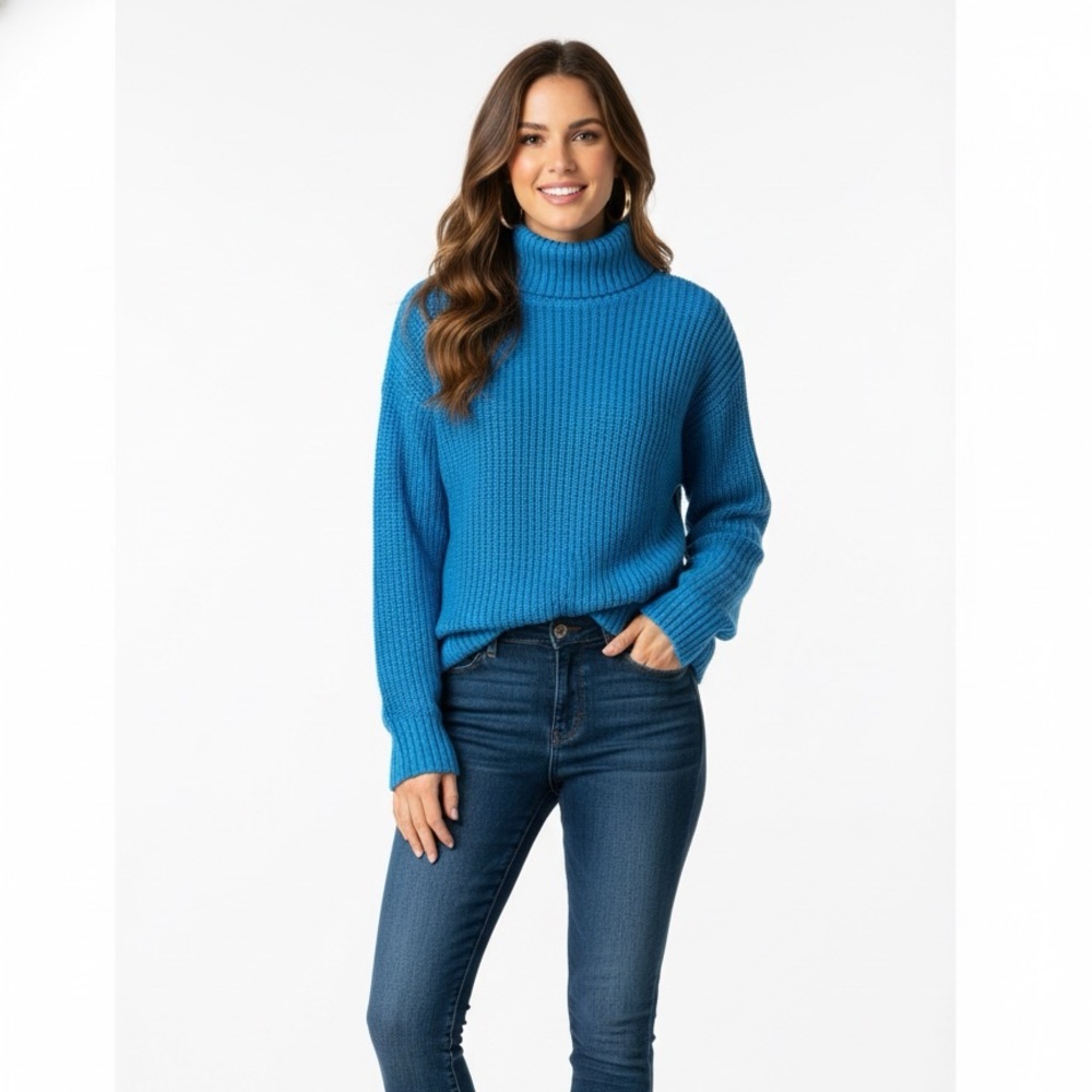 FRENCH CONNECTION Jayla Turtleneck Sweater Large